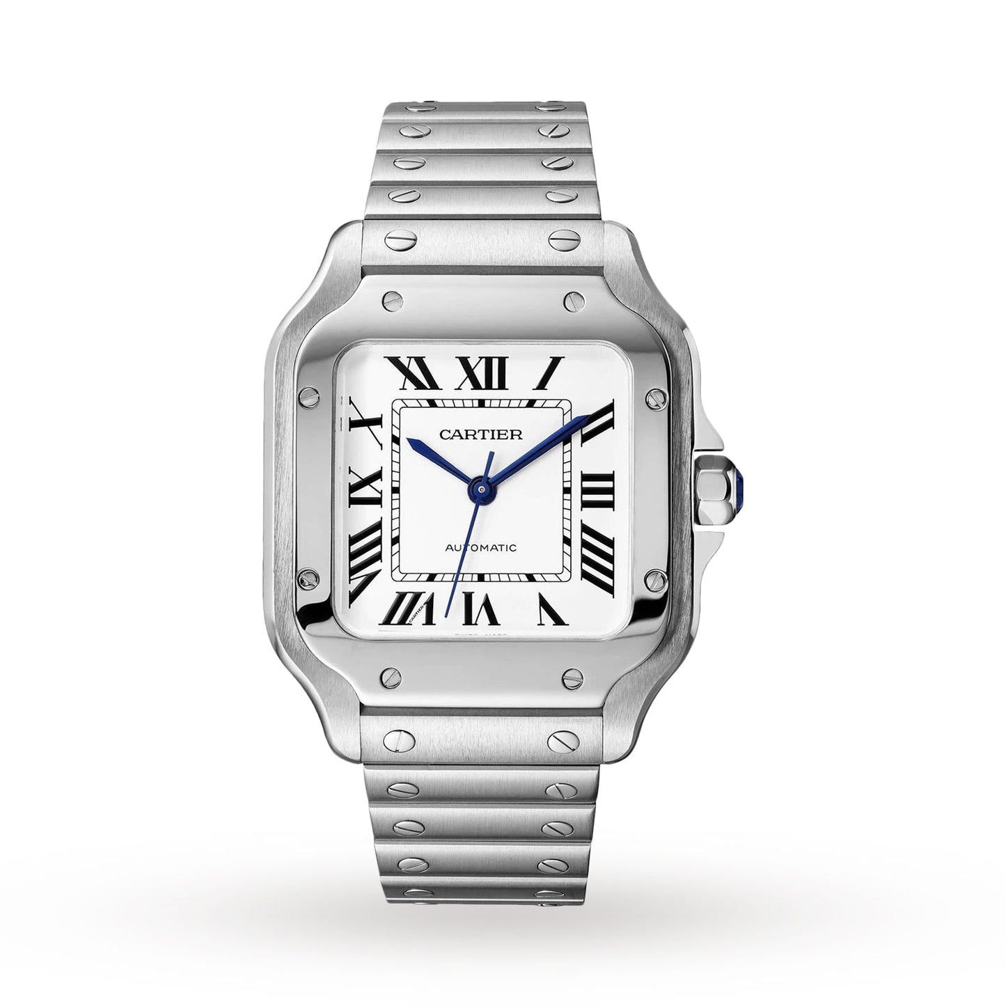 Santos de Cartier Medium Model | 35mm, Steel, Silver Dial