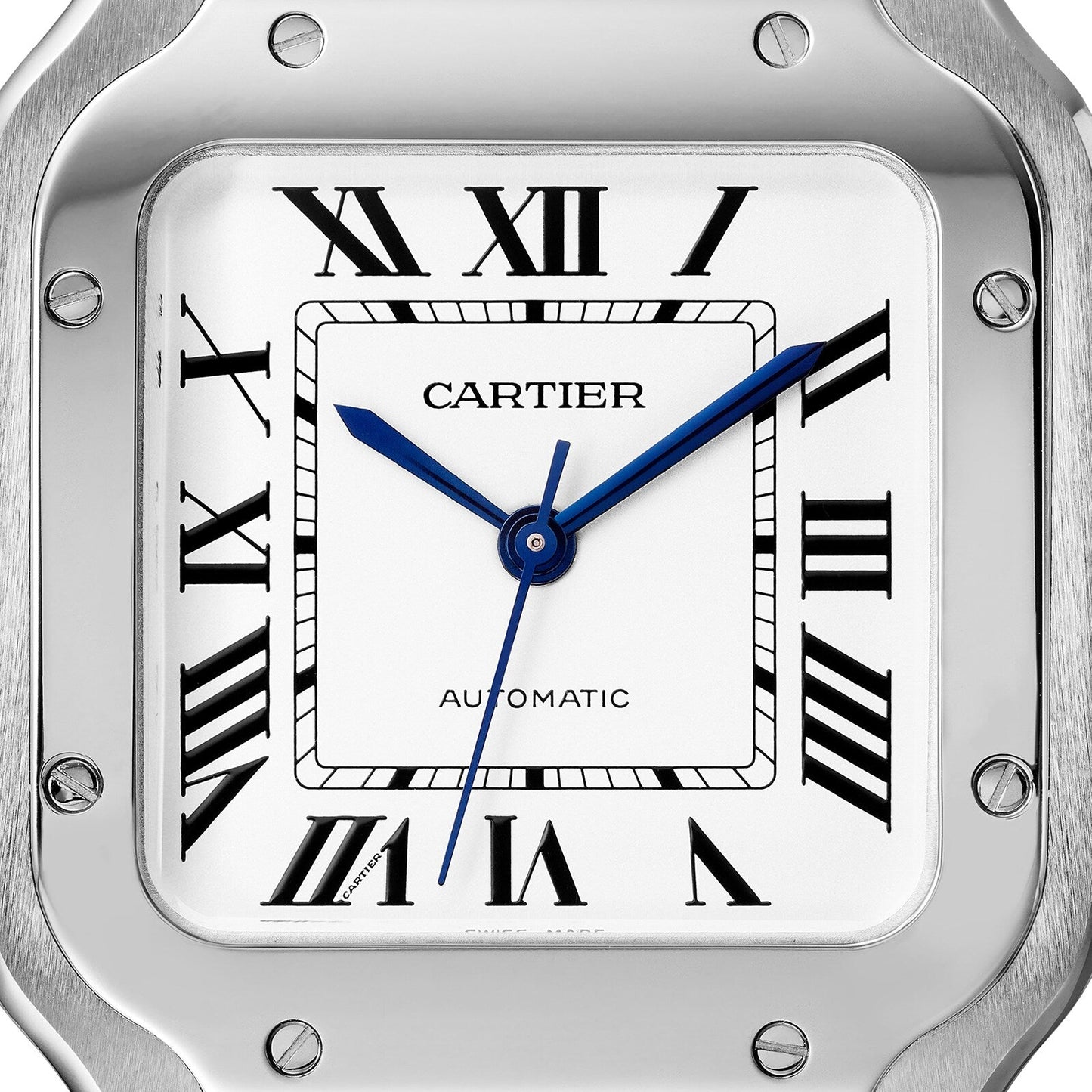 Santos de Cartier Medium Model | 35mm, Steel, Silver Dial