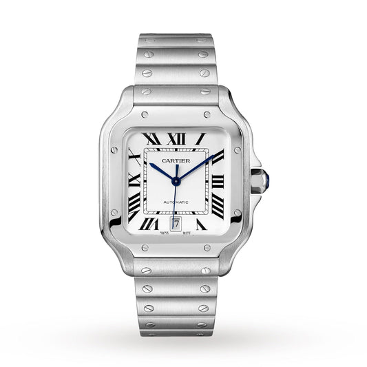 Santos de Cartier Large Model | 40mm, Steel, Silver Dial