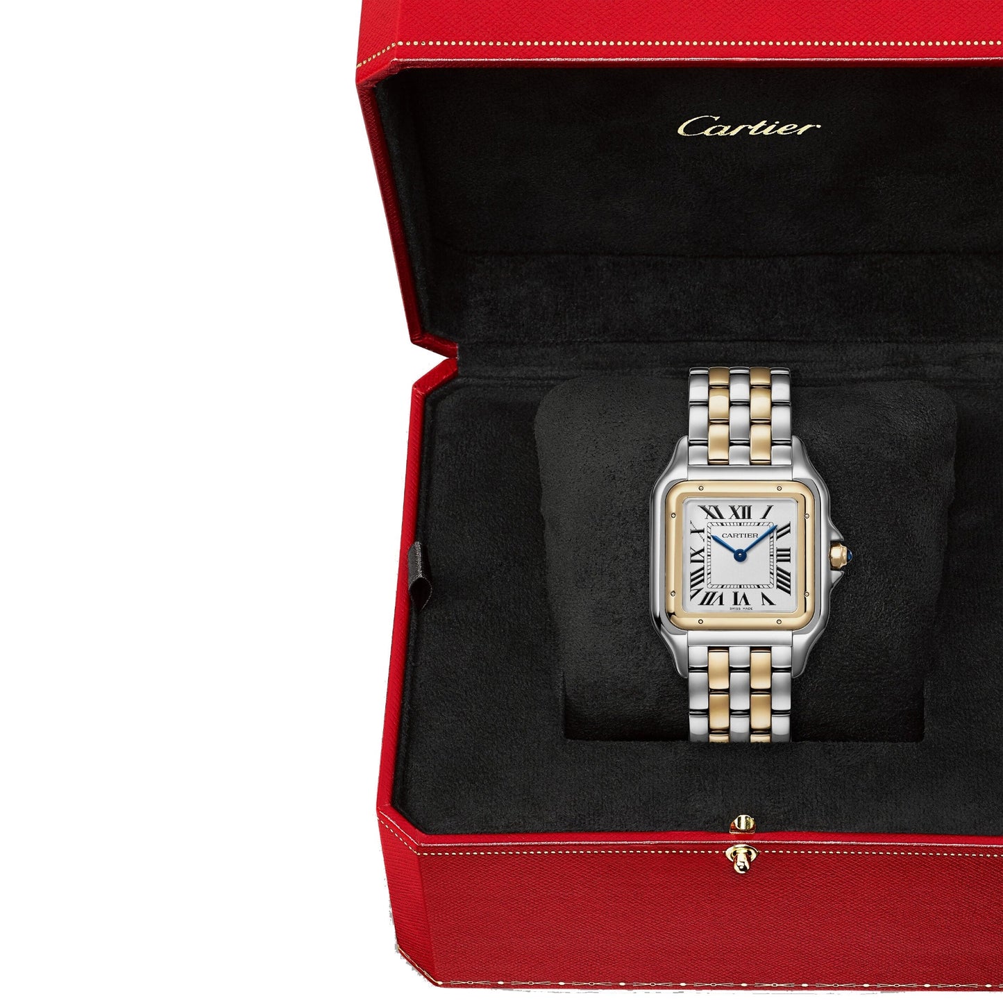 Panthère de Cartier Large Model | 31mm, Two-Tone Steel & 18K Yellow Gold, White Dial