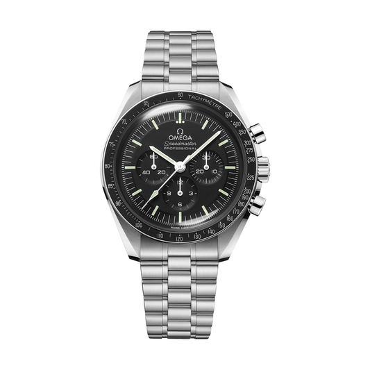 Speedmaster Moonwatch Professional Hesalite 42mm - Black on Bracelet